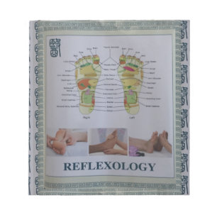REFLEXOLOGY Full Body Poster Body Spirit n Mind Notepad