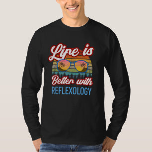 Reflexology Vintage Sunset Reflexology Teacher Beg T-Shirt