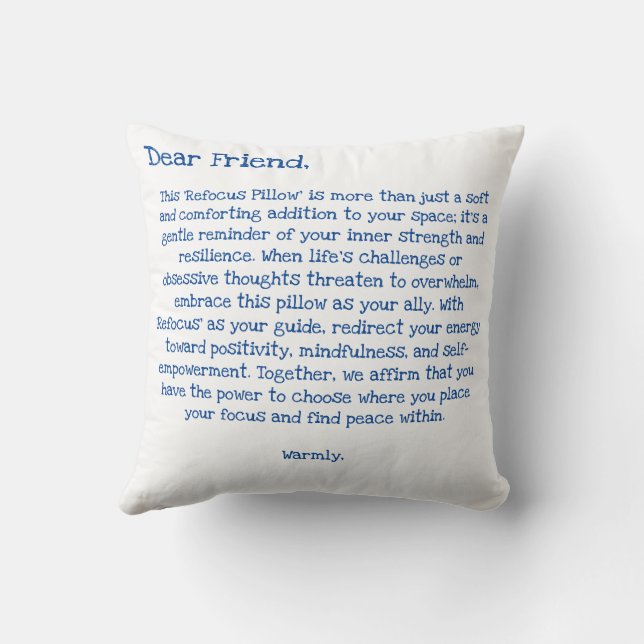 REFOCUS OCD PILLOW RELIEF (Back)