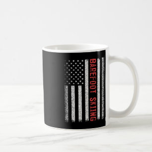 Refoot Skiing American Flag 4th Of July Coffee Mug