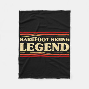 Refoot Skiing Legend Refooting Adventure Sports Fleece Blanket