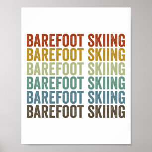 Refoot Skiing Sports Retro Poster