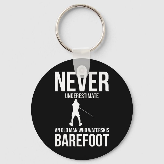 Refoot Water Skiing Water Skis  Key Ring (Front)