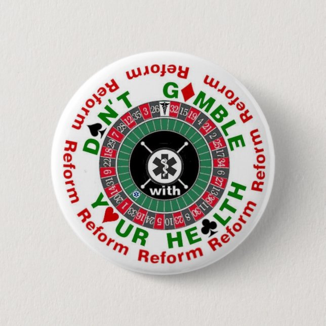 Reform Healthcare 6 Cm Round Badge (Front)