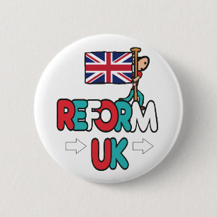 Reform UK 6 Cm Round Badge
