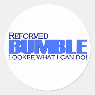 Reformed Bumble Classic Round Sticker