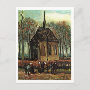 Reformed Church in Nuenen, Van Gogh Fine Art Postcard