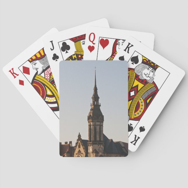 Reformed Church Leipzig, Germany Playing Cards (Back)