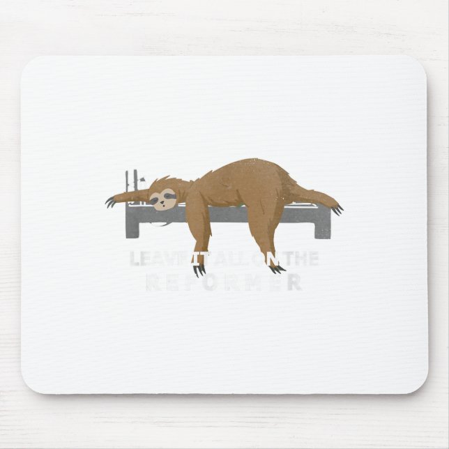 Reformer Lates Sloth Lates  Mouse Mat (Front)