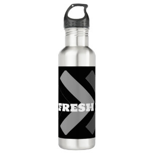 Refresh Me Custom Photo and Text Holtwood font  710 Ml Water Bottle
