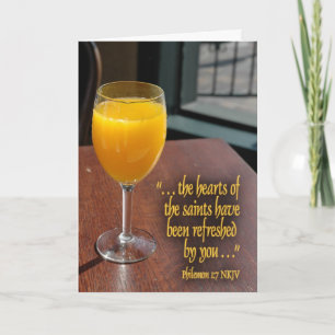 Refresh Thank You Greeting Card