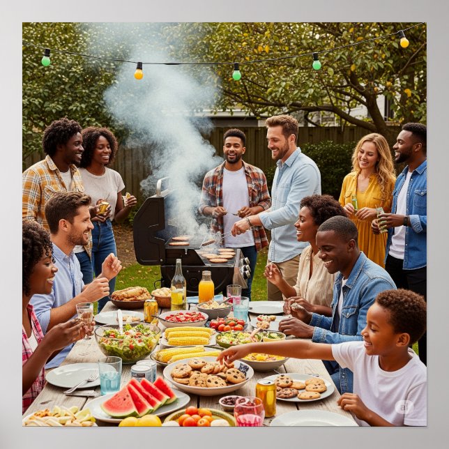 Refreshing Cookout Beverages Poster (Front)