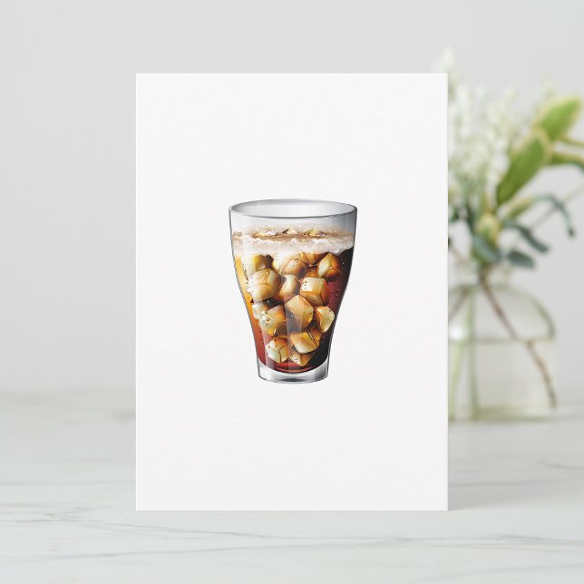 Refreshing Ice-Cold Soda Drink with Bubbles  Invitation (Creator Uploaded)