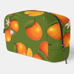 Refreshing Large Oranges Pattern Dopp Kit