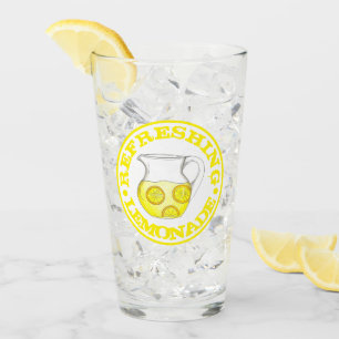 Refreshing Lemonade Yellow Lemon Ade Pitcher Glass