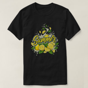 Refreshing summer lemon Splash Tropical Fruit T-Shirt