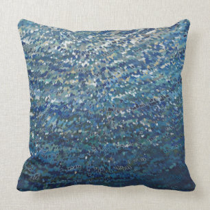 Refreshing Swim Navy Nautical Decor Pillow Juul