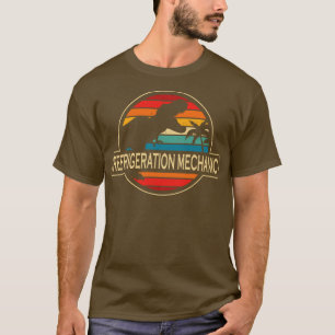 Refrigeration Mechanic Dinosaur T-Shirt
