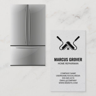 Refrigerator   Appliance Repair Services Business  Business Card