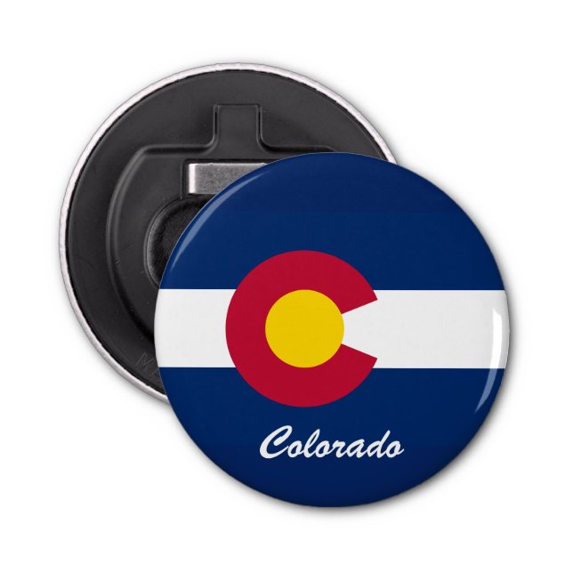 Refrigerator Magnet Colorado Bottle Opener (Front)