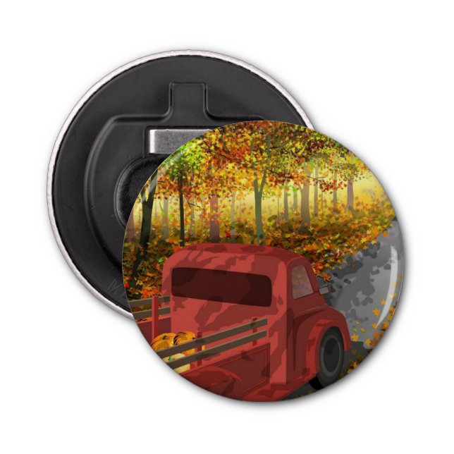 Refrigerator Magnet Your Custom Photo Template Bottle Opener (Front)