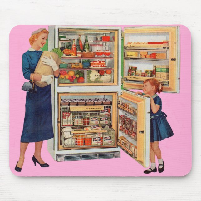 refrigerator of plenty mouse mat (Front)