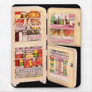 refrigerator of plenty mouse mat