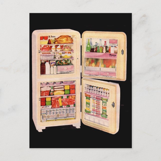 refrigerator of plenty postcard (Front)