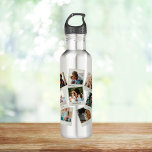 Refrigerator Snapshots Photo Collage 710 Ml Water Bottle<br><div class="desc">Customise with your Instagram photos or other small photos and arrange/crop within frames,  or move them wherever you want.
The labels are also option,  delete or add more as desired.</div>
