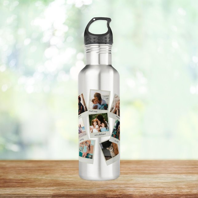 Refrigerator Snapshots Photo Collage 710 Ml Water Bottle (Creator Uploaded)