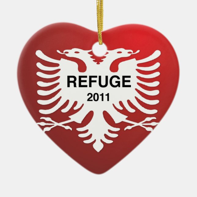 Refuge 2011 ceramic tree decoration (Front)