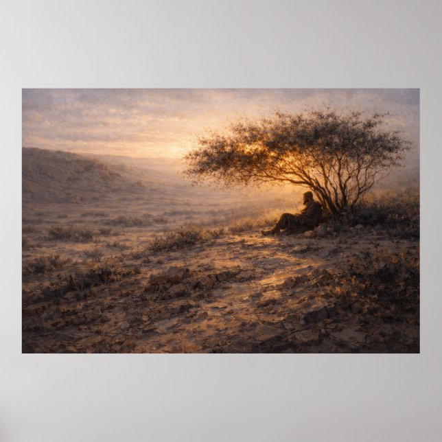 Refuge and Strength | Landscape Art | Poster (Front)