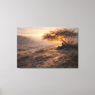 Refuge and Strength   Landscape Art   Stretched Canvas Print