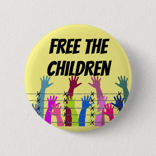 Refugee Children Button