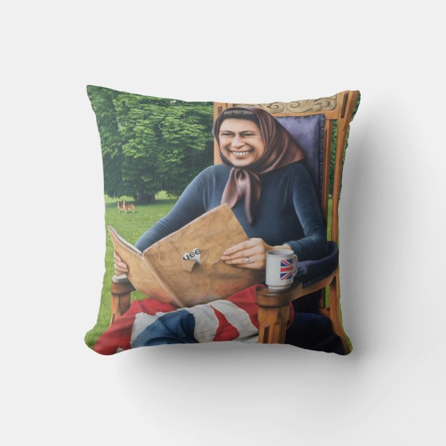 Refugee from England 1975 Cushion (Front)