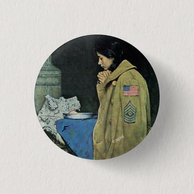 Refugee Thanksgiving 3 Cm Round Badge (Front)