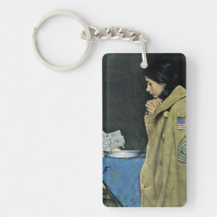 Refugee Thanksgiving Key Ring
