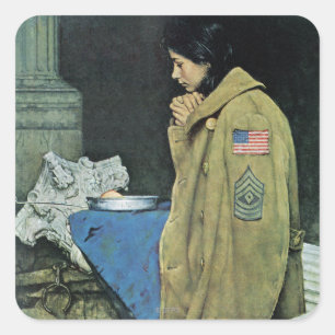 Refugee Thanksgiving Square Sticker