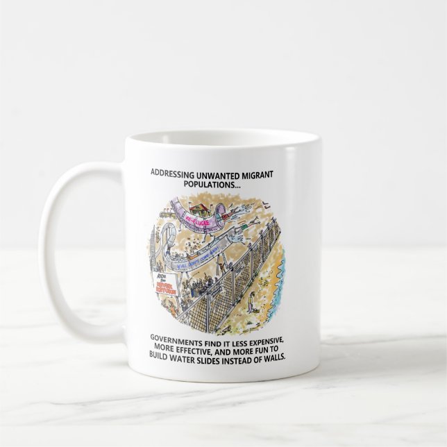 Refugee Water Slides mug (Left)