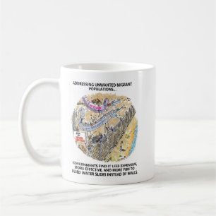 Refugee Water Slides right hand cartoon coffee mug