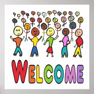Refugees and Migrants Welcome Poster