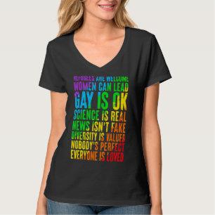 Refugees Are Welcome Women Can Lead Gay Pride Lgbt T-Shirt