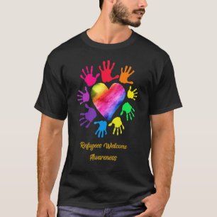 Refugees Welcome Awareness Hands Refugees Welcome T-Shirt