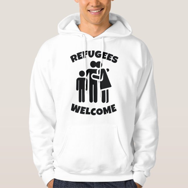Refugees Welcome Hoodie (Front)