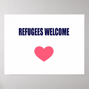 Refugees Welcome Poster