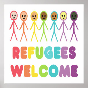 Refugees Welcome Poster