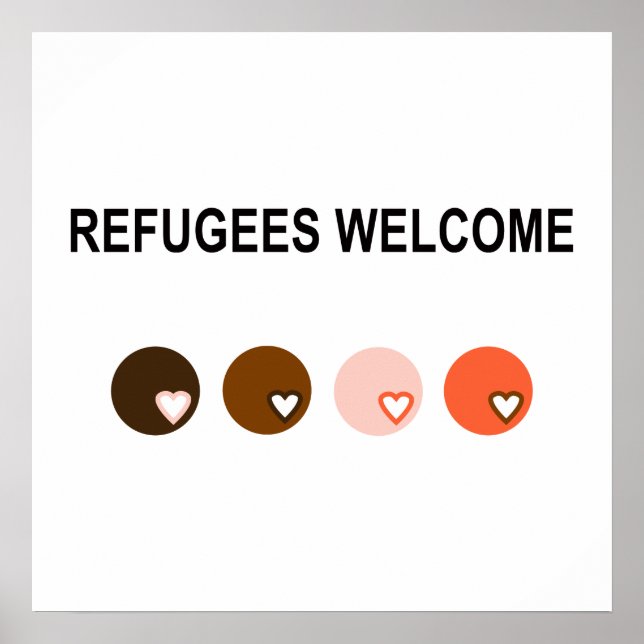 Refugees welcome poster (Front)