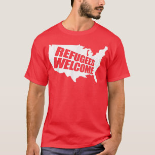 Refugees Welcome Usa Protest T Support Your Rights T-Shirt