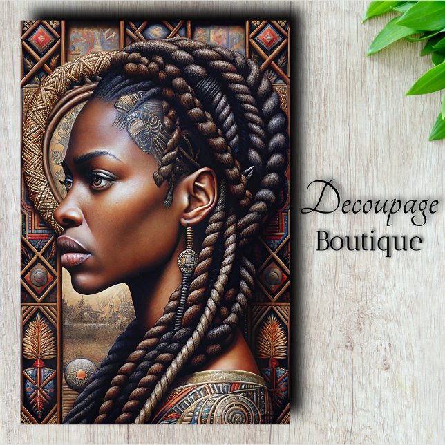 Regal African Queen Decoupage Tissue Paper (Regal African Queen Decoupage Tissue Paper)