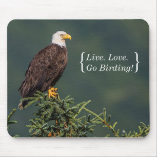 Regal Bald Eagle Mouse Mat